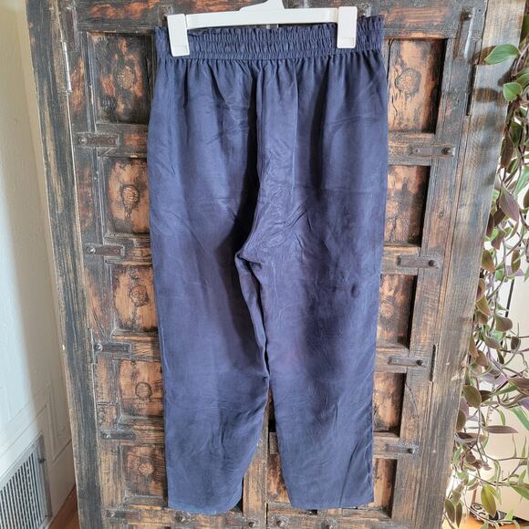 Jenni Kayne Rio Cupro Drawstring Pants Sz M - Picture 6 of 6